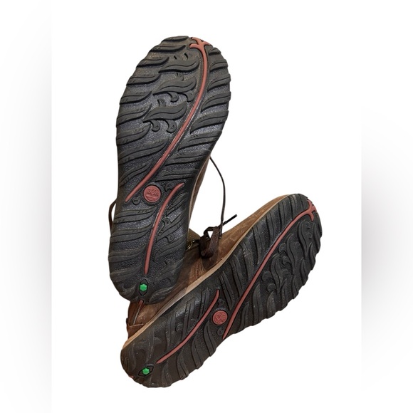 Timberland women’s Brown Leather Boots Norwood Hiking Mid‎ Waterproof size 8.5 - Picture 6 of 11